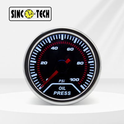 6146T Sinco Tech Oliedrukmeter Meter Auto Mobiele Pointer Display 52mm Auto