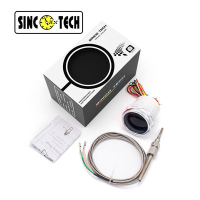 SINCOTECH Uitlaatgastemperatuurmeter 6149T Sensor Wit 2'' Auto Auto Mobiele Meter